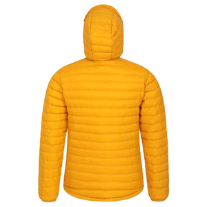 เสื้อแจ็คเก็ตพัฟเฟอร์ผู้ชายไซส์ใหญ่ สีเหลือง แขนยาว ซิปหน้า สวมใส่สบาย กันน้ำ กันลม - Product Image 2