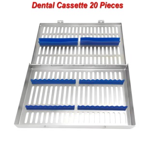 Bandeja de esterilización de acero inoxidable de alta calidad para 20 piezas de instrumentos quirúrgicos dentales Mahfooz manuales con maquinaria - Product Image 3