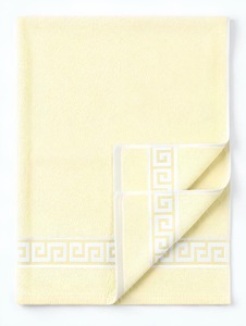 Ensemble de serviettes de bain en coton pelucheux jacquard |   Linge de luxe pour hôtels et spas par Mumbai Accessory - Product Image 1