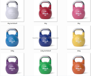 Özel toptan rus krom kolu parlak ağırlığı 20kg spor salonu dökme demir ayarlanabilir rekabet Kettlebell - Product Image 2