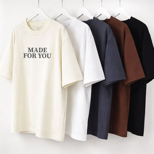 Camiseta Clásica Oversize de Algodón 100% para Mujer, Hombros Caídos, Tallas Grandes, Estilo Urbano Casual, Venta al por Mayor OEM - Product Image 2