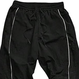 OEM Men Lightweight Windbreaker Joggers pants Loose Baggy Fit Nylon Elastic Waist Drawstring Training Joggers pants - Product Image 3