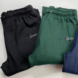 Pantalon sur mesure de haute qualité à jambes larges style décontracté avec logo personnalisé pantalon à prix réduit pour hommes vente en gros - Product Image 3