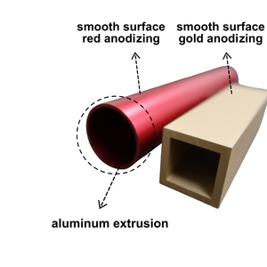 Tube profilé T5 en aluminium extrudé anodisé 7075 fr - Product Image 6