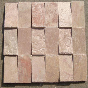 Baldosas y Losas de Piedra Arenisca Rosa Desértica, Superficie Pulida, Losas Flameadas y Pulidas, Tiras de Baldosas para Patios, Piedra Arenisca Rosa de Jodhpur - Product Image 3