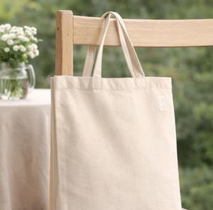 Sacs de courses en coton à poignée courte, personnalisables, écologiques, en matériau solide, prix d'usine en gros, en vente - Product Image 6