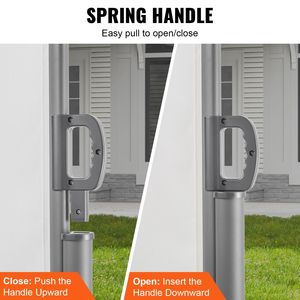 Tenda Laterale Retrattile in Alluminio 71FT X 236FT, Schermo Privacy per Esterni Impermeabile in Poliestere 280g, Vela in PC per Patio e Spazi Esterni - Product Image 5