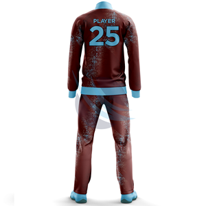 Ensemble de survêtements pour adultes, impression par sublimation, durable, léger, logo personnalisé, manches longues, respirant, fermeture éclair, deux pièces - Product Image 6