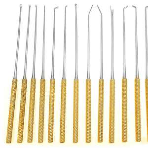 High Quality Micro Dissector Set 20 Pcs Stainless Steel Silver Surgical Grade Autoclavable <b>Neurosurgery</b> <b>Instruments</b> ALIVANTA - Product Image 6