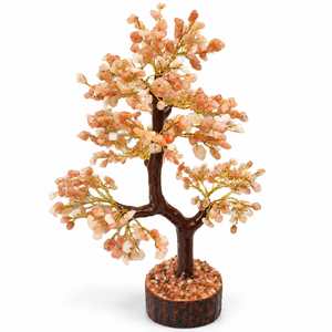 Natural Sunstone Gemstone <b>Tree</b> Handmade <b>Crystal</b> <b>Tree</b> Decorative Home Office Gift - Product Image 4