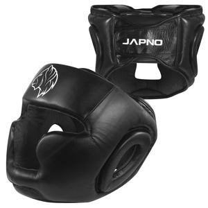 Protège-tête de boxe en cuir PU de haute qualité pour l'entraînement de Kick Boxing MMA de couleur personnalisée avec logo personnalisé - Product Image 4