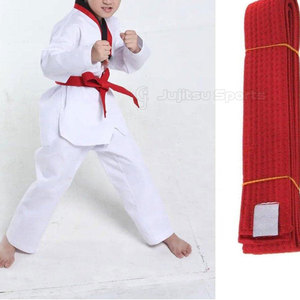Ceinture de karaté de bonne qualité, en coton tissé dense, texture lisse, nœud fiable, légère, écologique, unisexe - Product Image 5