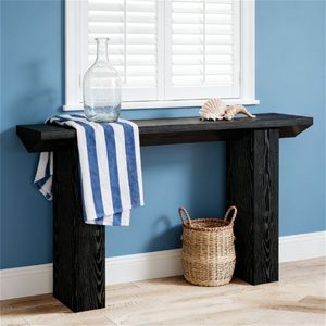 โต๊ะคอนโซลหลัก โต๊ะโซฟาไม้ โต๊ะทางเข้ายาว โต๊ะคอนโซลทนทานสำหรับตกแต่งบ้าน - Product Image 4