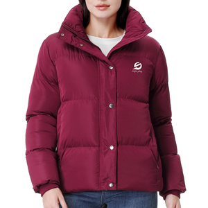 Veste d'hiver rembourrée en coton de haute qualité pour femmes, imperméable, col montant, vestes matelassées pour femmes - Product Image 3