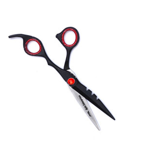 Ciseaux de coupe et d'éclaircissement professionnels noirs de qualité supérieure pour la coiffure et le texturage de précision - Product Image 5