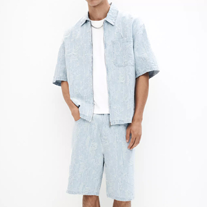 Custom Men Streetwear <b>Track</b> Suit Sweatsuits Cotton Summer 2 Piece Shorts Set Men Shirts Set Oversized <b>t</b> Shirt and Shorts Set Men - Product Image 1