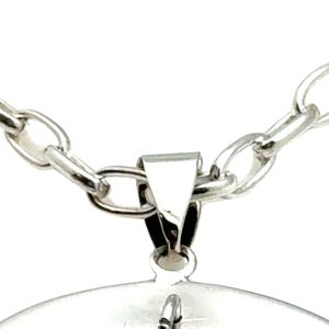 Collar con Colgante de Halo de Estrella Plateada AKA, Joyería Elegante en Tono Plateado para Mujer, Accesorio de Moda de Lujo con Halo de Estrella Brillante - Product Image 6