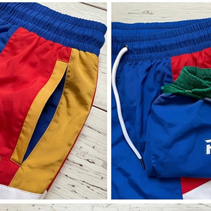 Men's Summer 2 Piece <b>Hooded</b> Jacket and Shorts Set Breathable Woven Activewear <b>Zip</b> Front Crinkled Windbreaker Training - Product Image 6