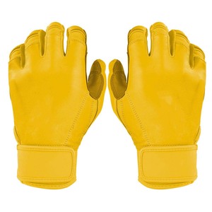 Gants de frappe en cuir jaune avec fermeture auto-agrippante, unisexes, pour adultes, durables, ambidextres - Product Image 1