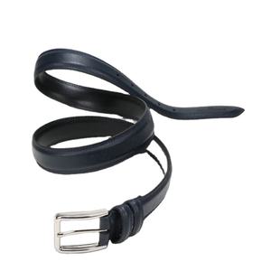 Ceinture décontractée/formelle en cuir bleu vintage pour homme 100% Ceinture en cuir véritable - Product Image 1