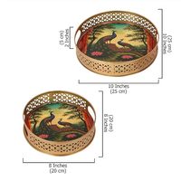 Antiques India Art Deco Pot en métal avec couvercle, coffret cadeau pour Diwali et Ramadan
