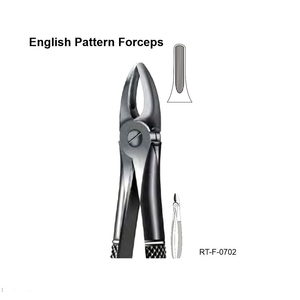 Forceps d'extraction dentaire ergonomiques en acier inoxydable, modèle anglais, certifiés CE par Roboz Tech Pakistan - Product Image 2