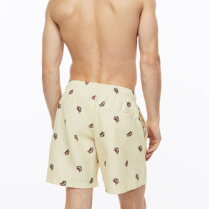 High Quality Beach Shorts <b>Men</b> Swimming, Custom Beach <b>Trunks</b>, Floral Printed Women Swim Shorts Stretch Waist Swimming - Product Image 2