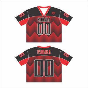 Camiseta de Fútbol Americano Vintage con Estampado Personalizado, Estilo Oversize, de Manga Corta, Malla 100% Poliéster Transpirable, Ropa Urbana para Hombre - Product Image 5