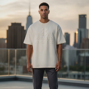 Custom Puff Print <b>T</b> <b>Shirt</b> Heavyweight 100 Cotton Men Streetwear 3D Foam Graphic Tee Premium Quality Plus Size Clothing - Product Image 5