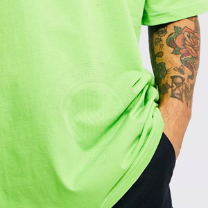เสื้อยืดโอเวอร์ไซส์ผู้ชาย ผ้าฝ้าย 100% แฟชั่นทันสมัย เนื้อผ้านุ่ม เสื้อยืดโอเวอร์ไซส์ผู้ชาย ชุดใส่สบาย - Product Image 3