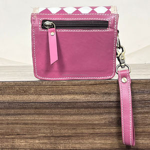 2026 New Design Multi-function Fashion Women's checkered Leather Coin <b>Purse</b> Portable Large Capacity Cowhide Leather Card Wallet - Product Image 5
