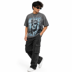 Camiseta Oversize Personalizada Glory de Estilo Urbano, Impresión DTG Premium, con Pedrería, Tela Jersey, Unisex - Product Image 6