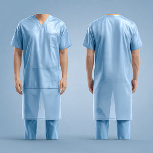 Vêtements d'infirmière en tissu non tissé, uniforme d'hôpital, tenue médicale pour infirmières, vente en gros - Product Image 4
