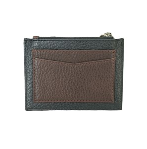 Customize Genuine leather Ladies <b>Card</b> <b>Holder</b> <b>Wallets</b> RFID Pebbled Print Coin Zipper Purse Travel Multiple Colors Bulk Tassels - Product Image 1