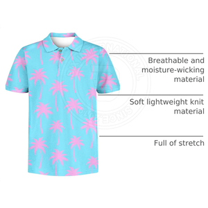 Polo de Golf Ligero para Jóvenes, de Secado Rápido, Transpirable, Manga Corta, Ropa Deportiva, Prendas Deportivas de Verano - Product Image 2