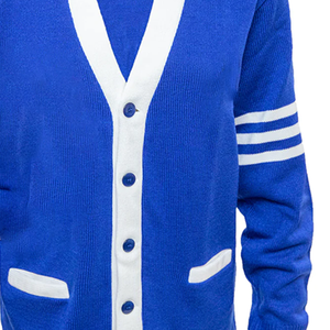 Cardigan en Coton Tricoté Unisexe 100% Coton, Respirant, Épais, Boutonné, Décontracté, Hiver, Vêtement d'extérieur pour Sororités et Fraternités, Vente en Gros - Product Image 6