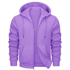 Sudadera de alta calidad, agradable al tacto, para hombre, con logo personalizado, transpirable, de manga larga, básica, de mezcla de algodón. - Product Image 2