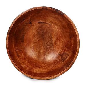 Bol de service moderne en bois, bol en bois pour servir les aliments, bols de service modernes, bol de service en bois d'acacia - Product Image 5
