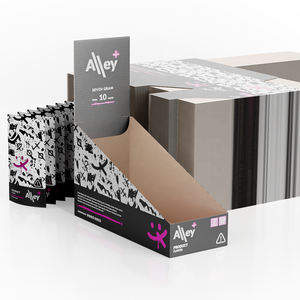 Caja de Exhibición Ecológica, Plegable y Portátil, de Cartón, con Sistema de Desgarre, Lista para Exhibir en Estantes, para Bolsas de Pie para Venta al por Menor - Product Image 6