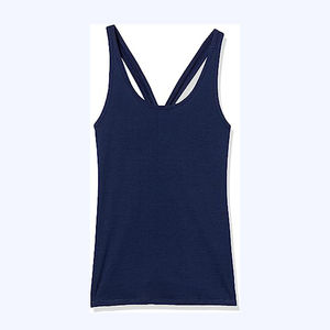 Women's <b>Racer</b>-back Gym Stringer Vests Activewear Yoga Fitness Tank <b>Top</b> Polyester/Cotton Canvas Quick Dry O-Neck Singlet - Product Image 6