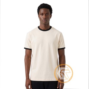 Camiseta Casual de Manga Corta con Cuello Redondo para Hombre, de Fibra de Algodón y Bambú, Marca GREEK TREASURES, Transpirable, de Secado Rápido, Corte Regular, 300 Gramos - Product Image 1