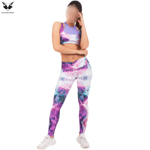 Pantalones de compresión personalizados al por mayor, elásticos, de alto rendimiento, leggings de fitness de la mejor calidad para mujer - Product Image 4