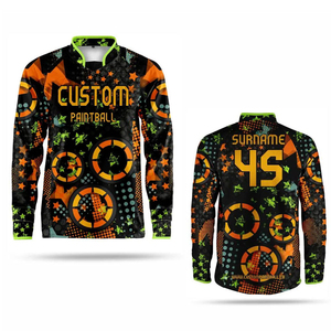 OEM Custom <b>Paintball</b> Jersey Lightweight Breathable Performance Sportswear Supplier - Product Image 3