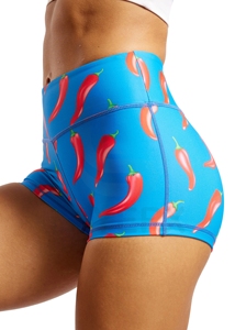 Shorts de Yoga Personalizados OEM Auténticos con Cintura Alta Elástica para Mujer, Shorts de Compresión Estampados para Ciclismo, Gimnasio, Entrenamiento, Levantamiento de Glúteos - Product Image 6