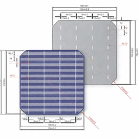 Celdas Solares Monocristalinas PERC de 210 mm, 23% de Eficiencia, Bifaciales, para Panel Solar