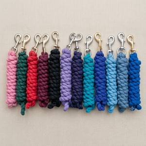 Corde de menage en coton tressé de qualité supérieure avec mousqueton pour l'entraînement équestre - Product Image 1