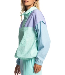 Conjunto Deportivo de Verano para Mujer, Personalizado OEM, Dos Tonos, Transpirable, Chaqueta Cortavientos con Cremallera de Nailon - Product Image 5