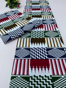 Libya Custom African Wax Print and Ankara Cotton Fabric for Fashion Clothing Wedding Attire Party Wear and Unique Home Use - Product Image 3