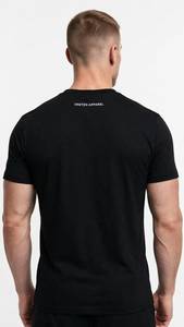ONETEN APPAREL Camiseta negra de manga corta para hombre con cuello redondo y estampado de caballo - Product Image 5
