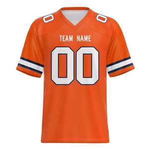 Maillot de football américain à prix d'usine, vente en gros, design personnalisé, court, respirant, antibactérien, séchage rapide, unisexe, pour adultes, sport - Product Image 2
